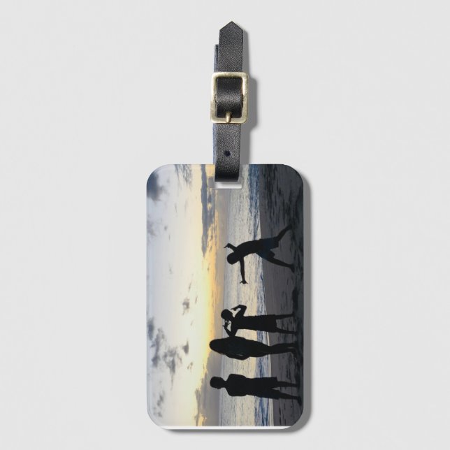 Étiquette À Bagage Voyage à Hawaï (Devant Vertical)