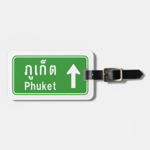 Étiquette À Bagage Voyage à Phuket ⚠ véhicule routier thaïlandais ⚠