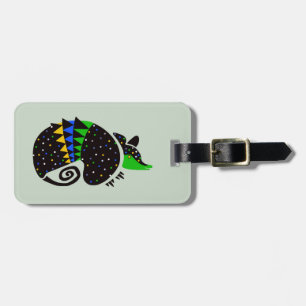 Étiquette À Bagage Voyage! ARMADILLO - Guerrier de la faune - Nature 