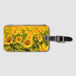 Étiquette À Bagage Voyage cadeau à thème avec Tournesol Photo