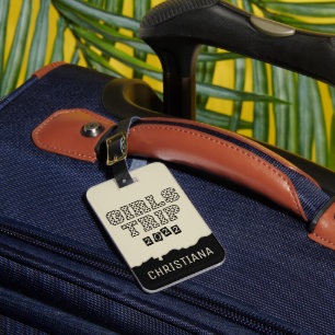 Étiquette À Bagage Voyage entre filles 2022 Week-end de vacances entr