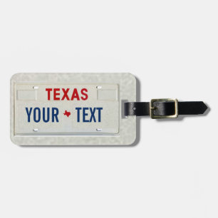Étiquette À Bagage Voyageur du Texas