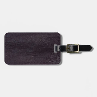 Étiquette À Bagage Vrai cuir élégant et chic élégant foncé pourpre