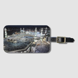 Étiquette À Bagage Vue aérienne des pèlerins du pèlerinage à la Kaaba