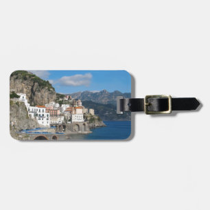 Étiquette À Bagage Vue éloignée d'Atrani sur la côte d'Amalfi