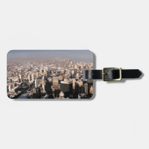 Étiquette À Bagage Vue panoramique sur la ville