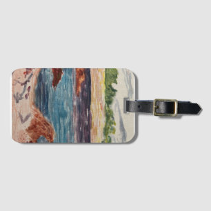 Étiquette À Bagage Vue pittoresque sur l'océan