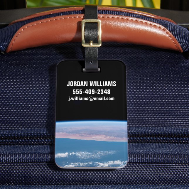 Étiquette À Bagage Vue Sur La Côte Sud-Ouest De L'Afrique. (Insitu Rectoal 2)