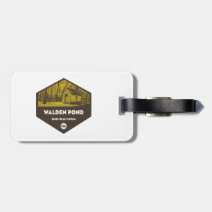 Étiquette À Bagage Walden Pond State Reservation Massachusetts