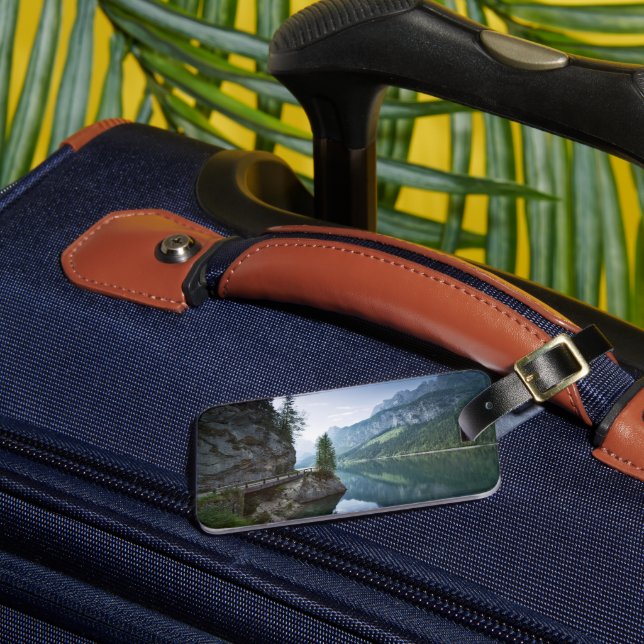 Étiquette À Bagage Water | Lake Gosau Salzkammergut Austria (Insitu Rectoal 3)