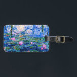 Étiquette À Bagage Water Lilies 1919 célèbre peinture Monet<br><div class="desc">Water Lilies 1919 célèbre peinture d'art de Claude Monet</div>
