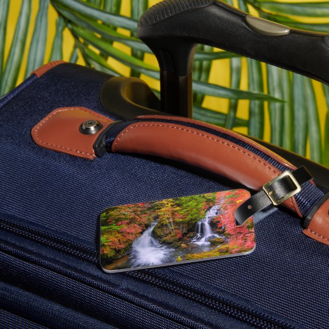 Étiquette À Bagage Waterfalls | Faucet Waterfalls Nikko Japan Fall (Insitu Rectoal 3)