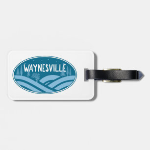 Étiquette À Bagage Waynesville Caroline du Nord Plein air