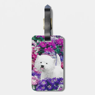 Étiquette À Bagage West Highland White Terrier Peinture Chien Art