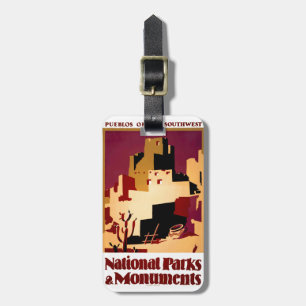 Étiquette À Bagage Western Southwest Pueblo WPA National
