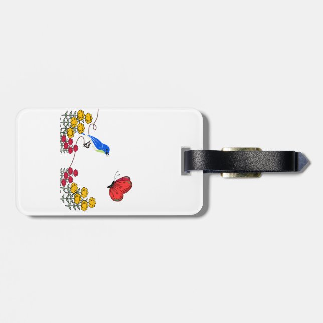 Étiquette À Bagage Where Spring Meets Me (Dos horizontal)