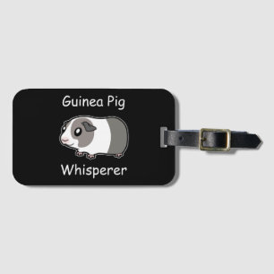 Étiquette À Bagage Whisperer de porc de Guinée