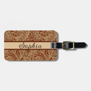 Étiquette À Bagage William Morris Arcadia Floral Garden Flower Classi