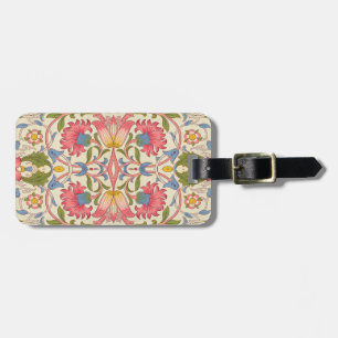 Étiquette À Bagage William Morris Lodden Motif Floral Pastel