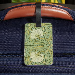 Étiquette À Bagage William Morris Pimpernel Fond d'écran bleu Floral