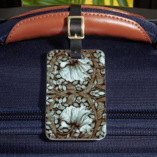 Étiquette À Bagage William Morris Pimpernel Vintage Floral