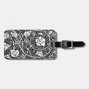 Étiquette À Bagage William Morris Vin de raisin noir blanc