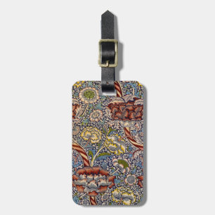 Étiquette À Bagage William Morris Wandle Bleu Nuit Floral Art
