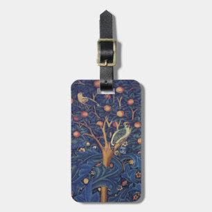 Étiquette À Bagage William Morris Woodpecker Tapestry Arts & Artisana