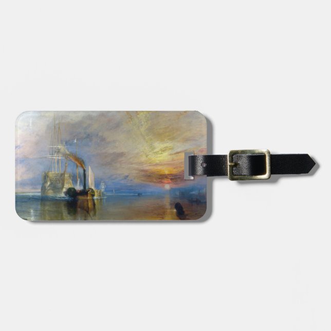 Étiquette À Bagage William Turner - Le Temeraire en remorque (Devant horizontal)