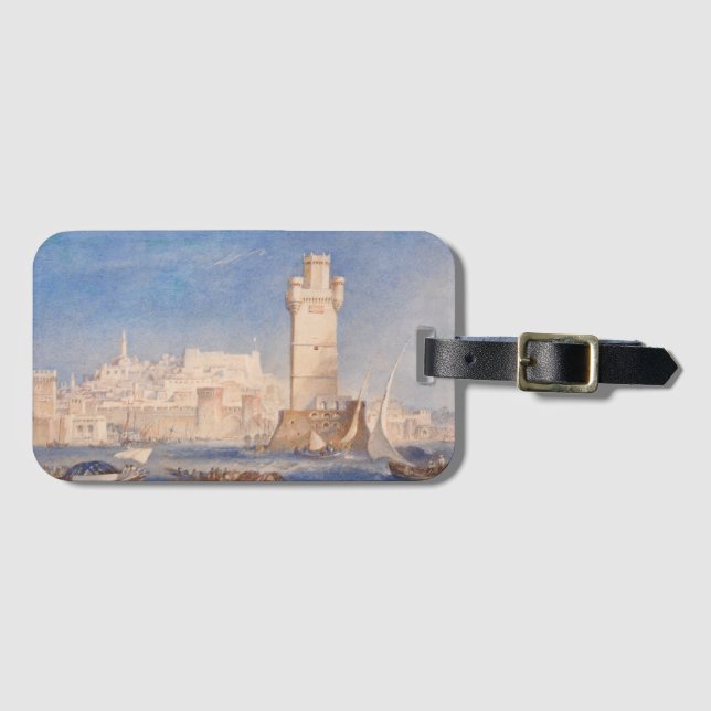 Étiquette À Bagage William Turner Rhodes (Devant Horizontal)