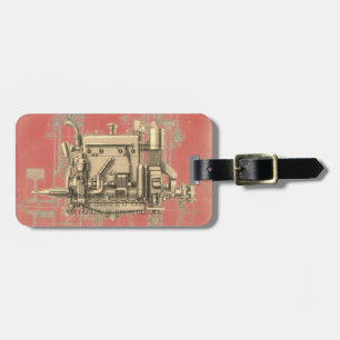 Étiquette À Bagage Wisconsin Moteur Milwaukee Wisconsin Moteur à gaz 