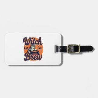 Étiquette À Bagage Witch Cat Brew