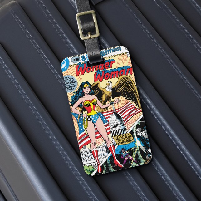 Étiquette À Bagage Wonder Woman Numéro #272 (Luggage tag on luggage)