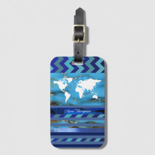 Étiquette À Bagage World Wide Travel