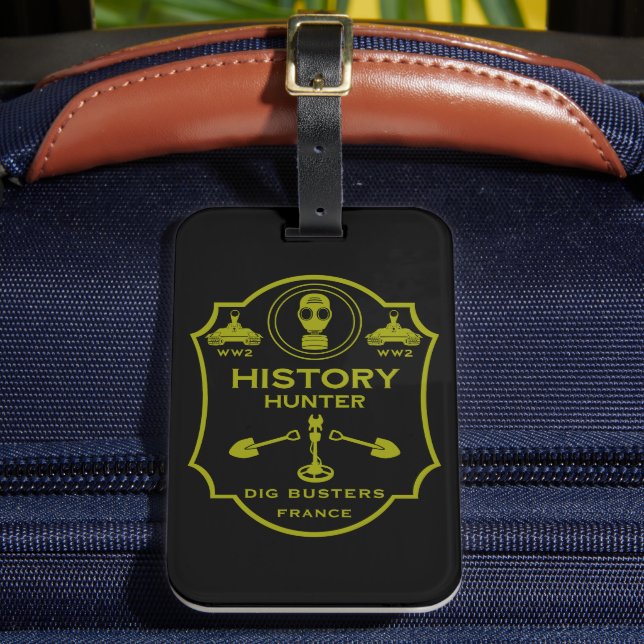 Étiquette À Bagage WW2 Trench Battlefield Metal Detecting Club (Insitu Rectoal 2)