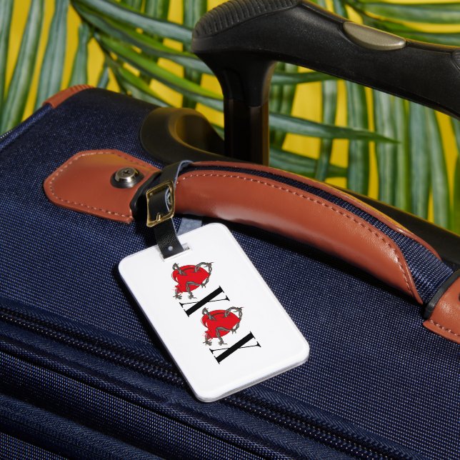 ÉTIQUETTE À BAGAGE XOXO (Insitu Rectoal 1)