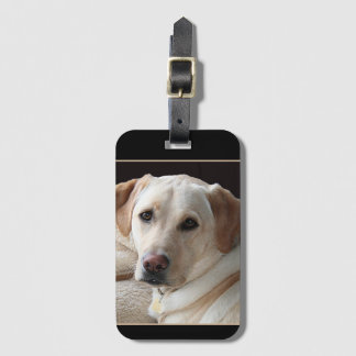 Étiquette À Bagage Yellow Labrador Retriever