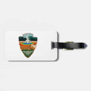Étiquette À Bagage Yellowstone Grand Prismatic Spring Arrowhead