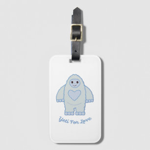 Étiquette À Bagage Yeti pour l'amour