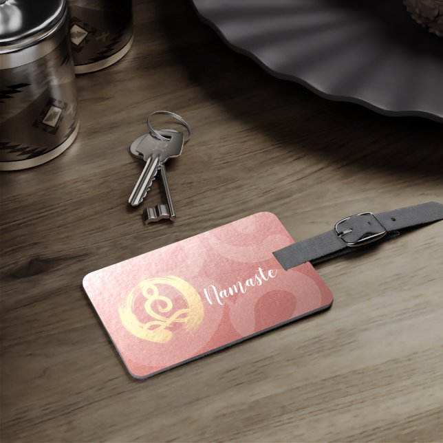 Étiquette À Bagage Yoga Instructeur Vie Entraîneur Méditation Pose Ze (Créateur téléchargé)