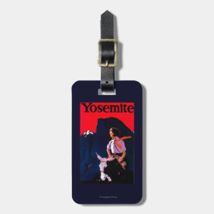 Étiquette À Bagage Yosemite PosterYosemite vintage, CA