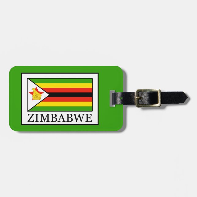 Étiquette À Bagage Zimbabwe (Devant horizontal)