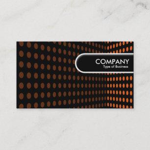 Étiquette à Bord Arrondi - Coin Ton - Orange