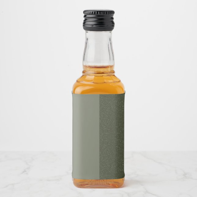 Étiquette à bouteille moderne Moss Green Duo - Per (Devant)
