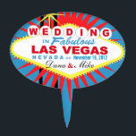 Étiquette À Gâteau GÂTEAU Las Vegas ÉPATANT épousant le signe<br><div class="desc">Sélection épatante de gâteau de mariage de Las Vegas. Employez la personnaliser orange il bouton ci-dessus pour ajouter votre texte et la couleur d'arrière - plan de votre choix.</div>