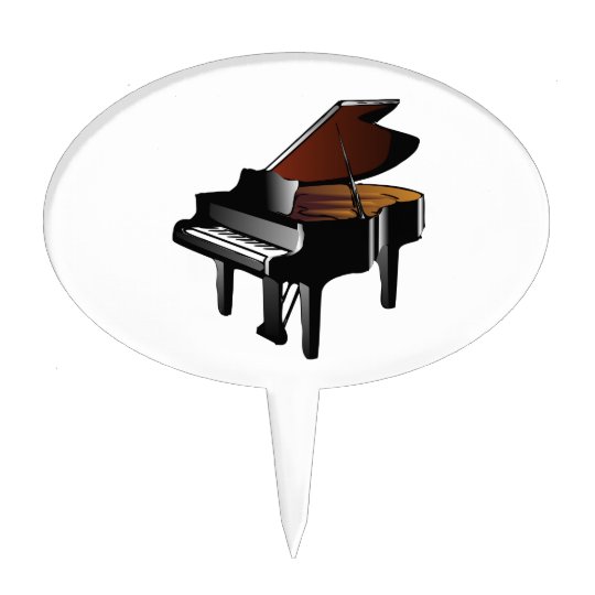 Etiquette A Gateau Piano A Queue Zazzle Fr