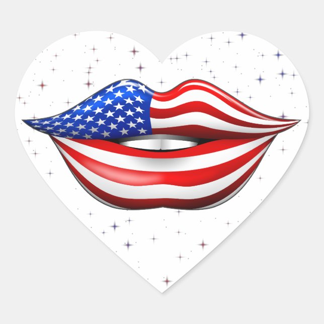 Étiquette à lèvres sur Sticker à lèvres souriantes (Devant)