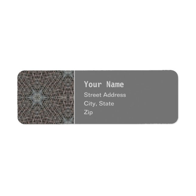 Étiquette à maille métallique (Devant)