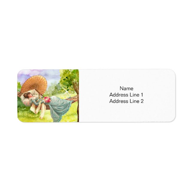 Étiquette À propos de l'adresse de retour (Devant)