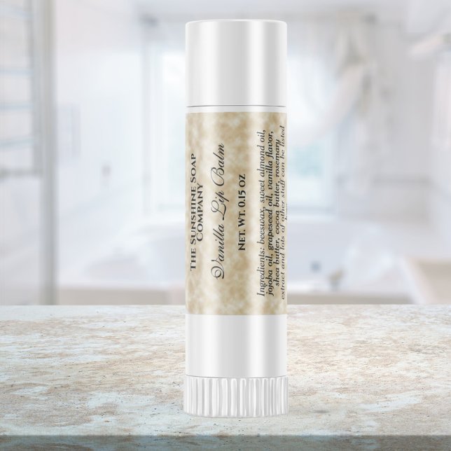 Étiquette à tube de baume pour papier parchemin (Créateur téléchargé)